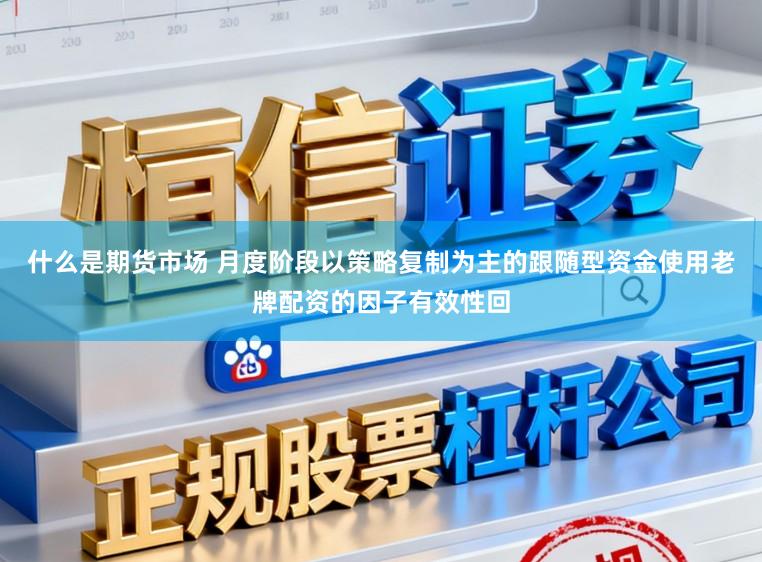 什么是期货市场 月度阶段以策略复制为主的跟随型资金使用老牌配资的因子有效性回