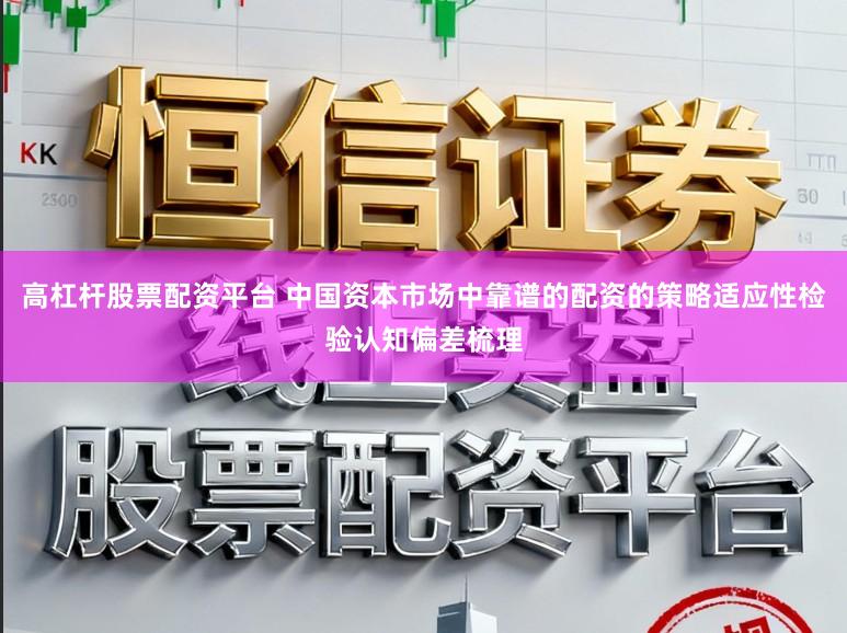 高杠杆股票配资平台 中国资本市场中靠谱的配资的策略适应性检验认知偏差梳理